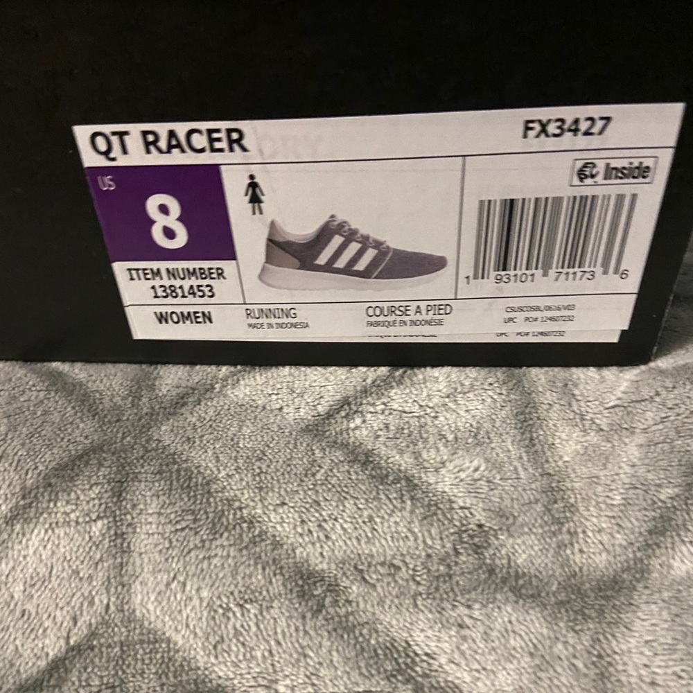 Adidas, size 8 gym shoes